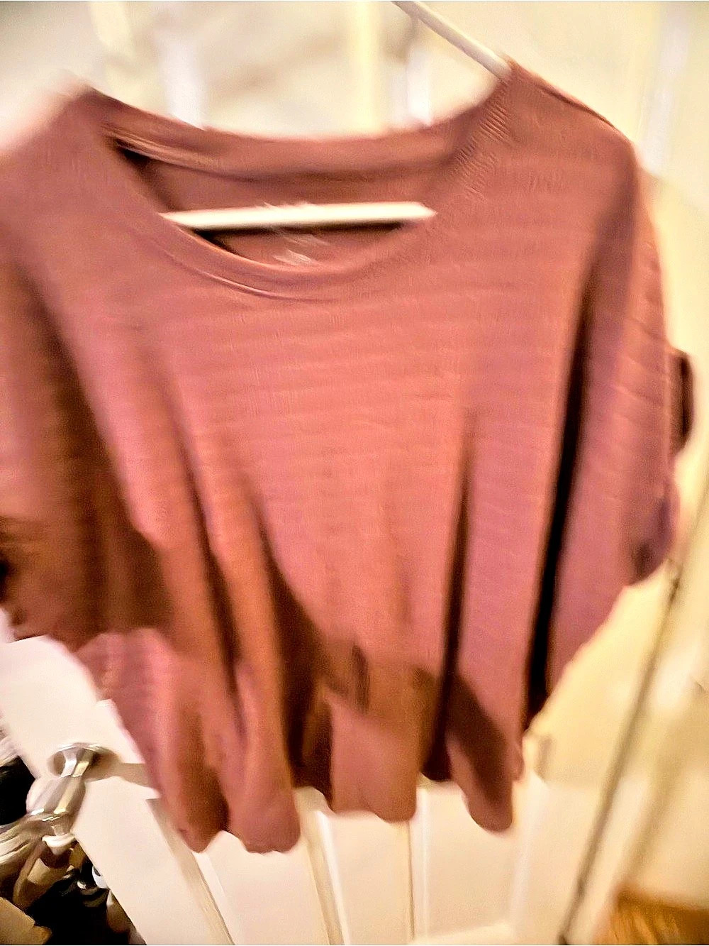 Maurices 24/7 Brown Short Sleeve Top
